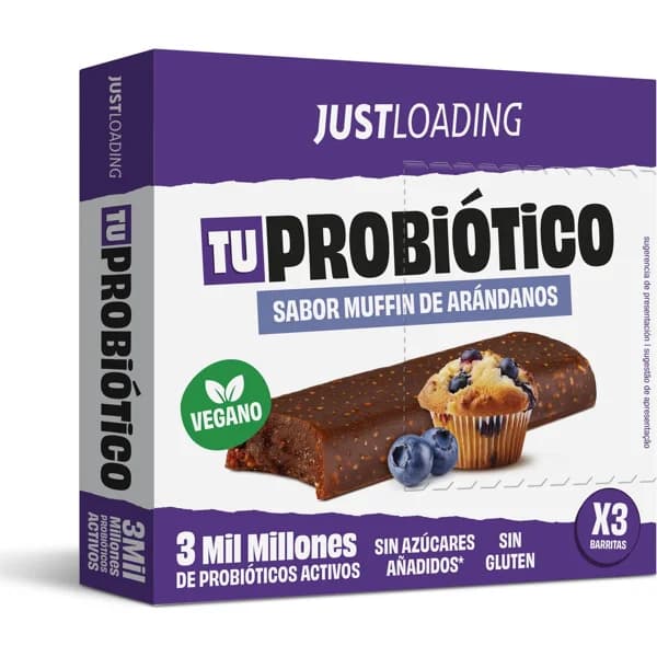 Barrita Proteína Con Probióticos Muffin Arándanos - 0.11 kg - Imagen del producto en Findit