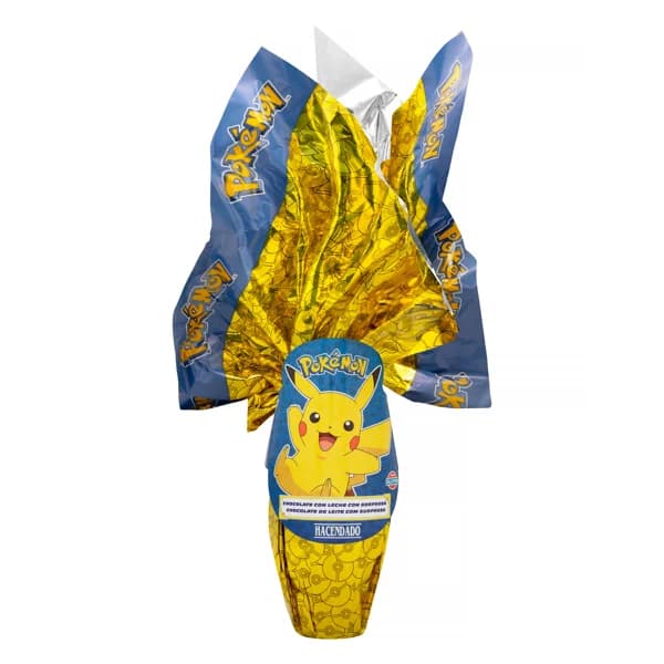 Huevo de chocolate con leche Pascua Hacendado con sorpresa - 0.12 kg - Imagen del producto en Findit