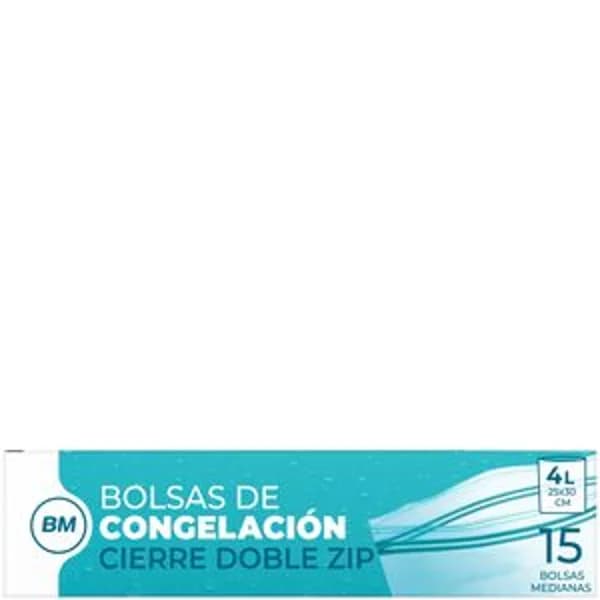 Bolsa zip congelados mediana 25x30 cm 15 unidades - 14.44 ud - Imagen del producto en Findit