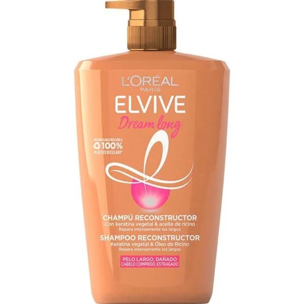 Champú dream long ELVIVE, dosificador 1 litro - 1 ud - Imagen del producto en Findit