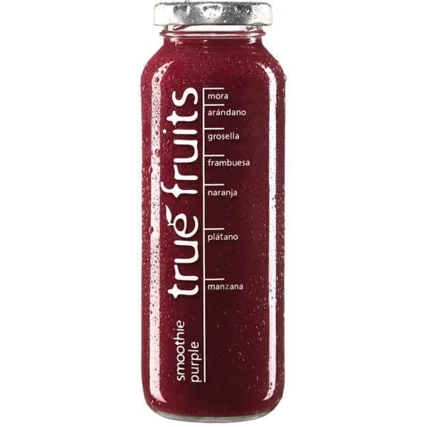 Smoothie de frutos rojos TRUE FRUITS, botellín 250 ml - 0.25 l - Imagen del producto en Findit