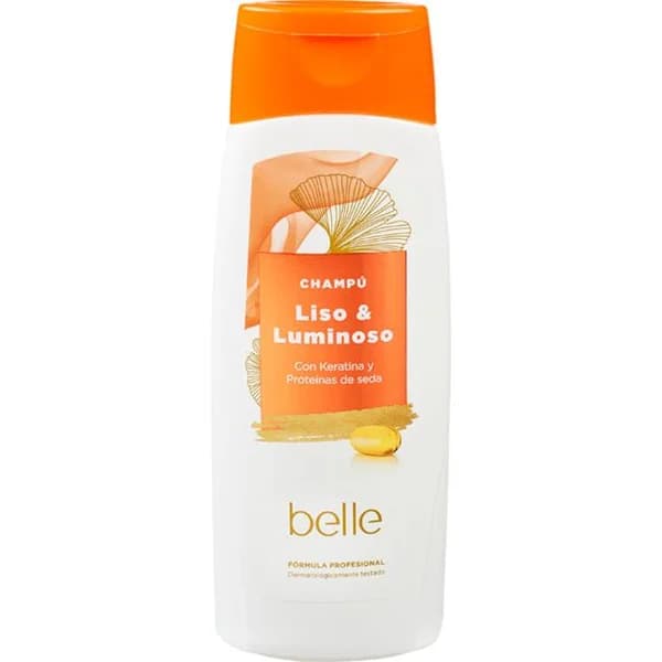 Champú cabello liso BELLE, bote 400 ml - 1 ud - Imagen del producto en Findit