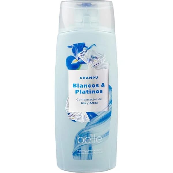 Champú cabello blanco BELLE, bote 400 ml - 1 ud - Imagen del producto en Findit