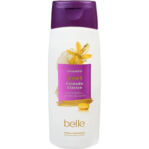 Champú 2en1 clásic BELLE, bote 400 ml - 1 ud - Imagen del producto en Findit