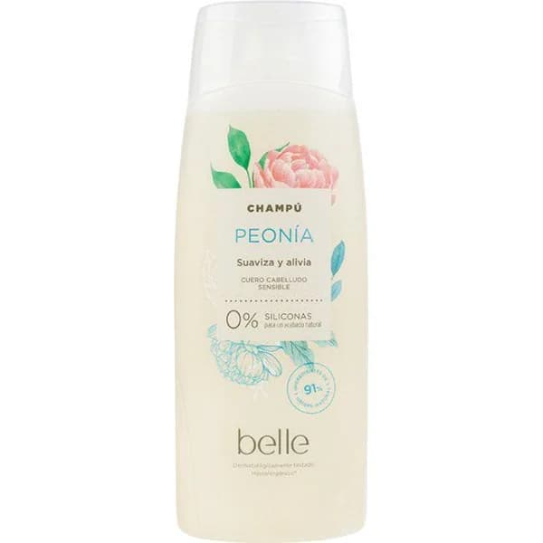 Champú peonia BELLE, bote 400 ml - 1 ud - Imagen del producto en Findit
