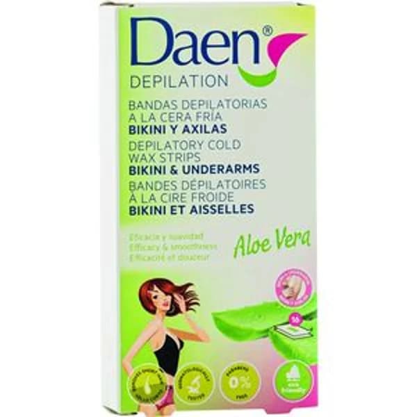 Bandas depilatorias axilas bikini aloe 16 uds - 15.93 ud - Imagen del producto en Findit