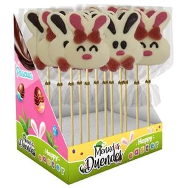 Piruleta con forma de conejo de marshmallow 30 g - 0.03 kg - Imagen del producto en Findit