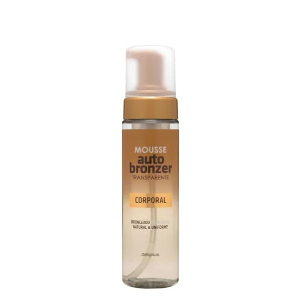 Mousse autobronceadora transparente corporal Deliplus - 0.21 l - Imagen del producto en Findit