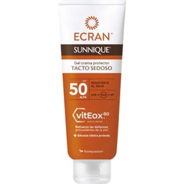 Protector solar gel-crema sedoso SPF50 250 ml - 0.25 l - Imagen del producto en Findit