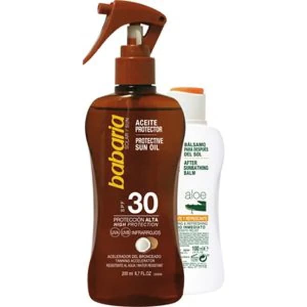 Protector solar aceite de coco SPF30 + aftersun - 0.2 l - Imagen del producto en Findit