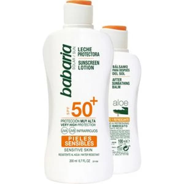 Protector solar piel sensible SPF50 + aftersun - 0.3 l - Imagen del producto en Findit