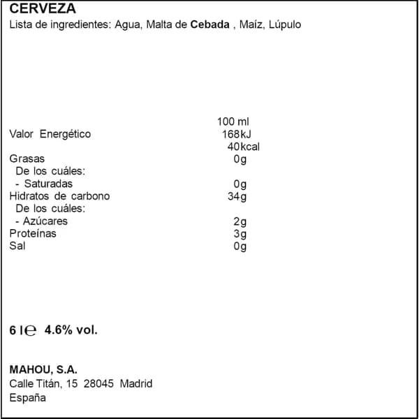 Cerveza Premiun Botellin 24 x 250 ML - 4.8 l - Imagen del producto en Findit