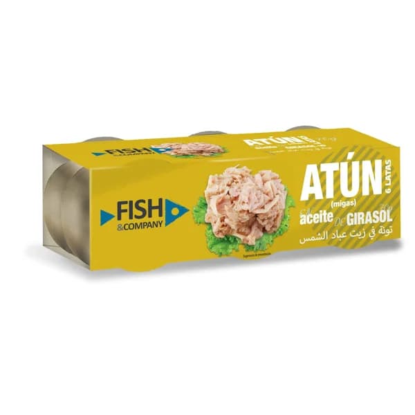 Atun migas Aceite Girasol 6x70G - 0.35 kg - Imagen del producto en Findit