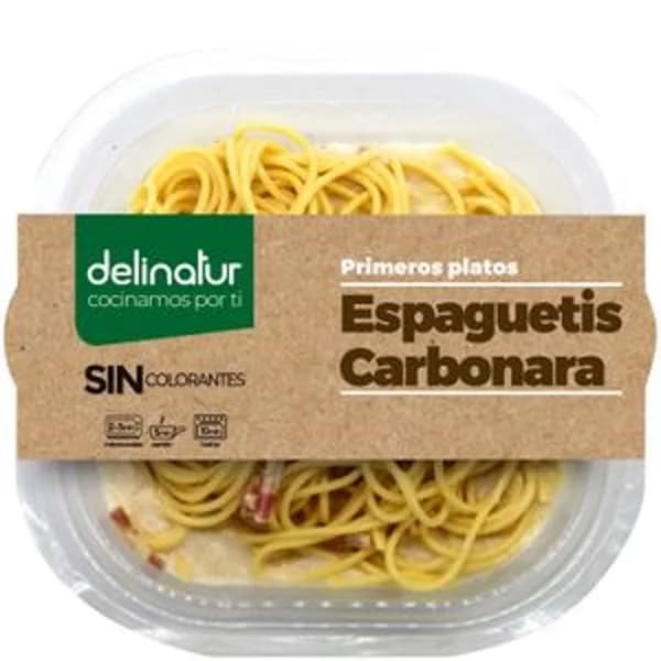 Espaguetis carbonara 280 g - 0.28 kg - Imagen del producto en Findit