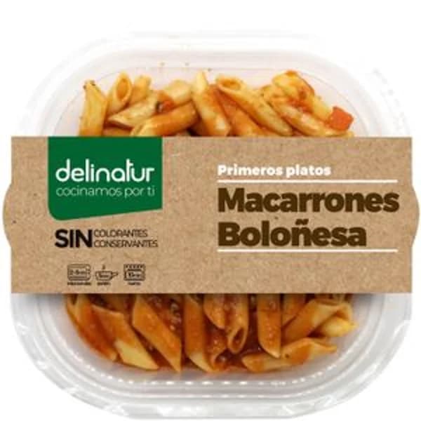 Macarrones boloñesa 280 g - 0.5 kg - Imagen del producto en Findit