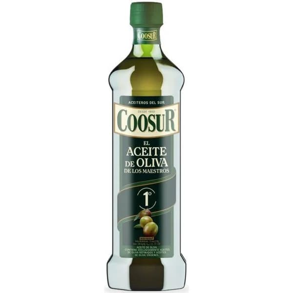 Aceite de oliva intenso COOSUR, botella 1 litro - 1 l - Imagen del producto en Findit