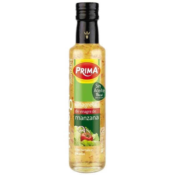 Vinagreta de manzana PRIMA, botella 25 cl - 0.25 l - Imagen del producto en Findit