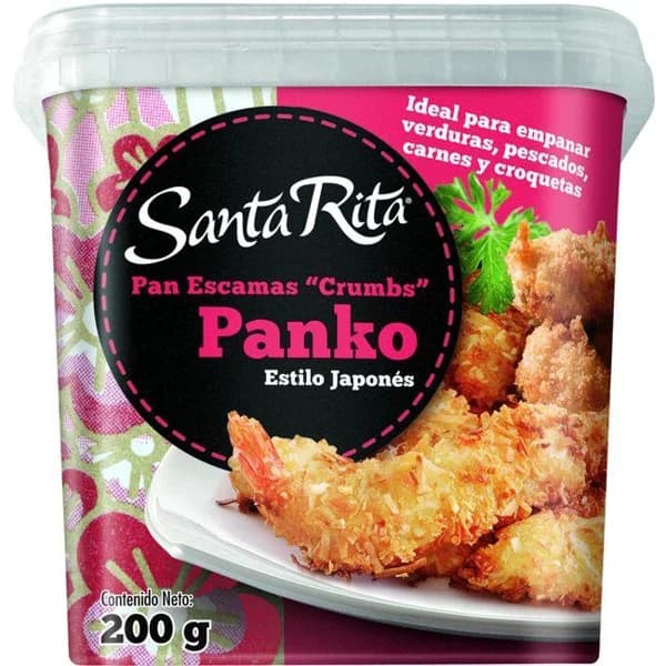 Pan de escamas estilo japonés Panko SANTA RITA, bote 200 g - 0.2 kg - Imagen del producto en Findit