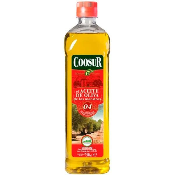 Aceite de oliva 0,4º COOSUR, botella 75 cl - 0.75 l - Imagen del producto en Findit