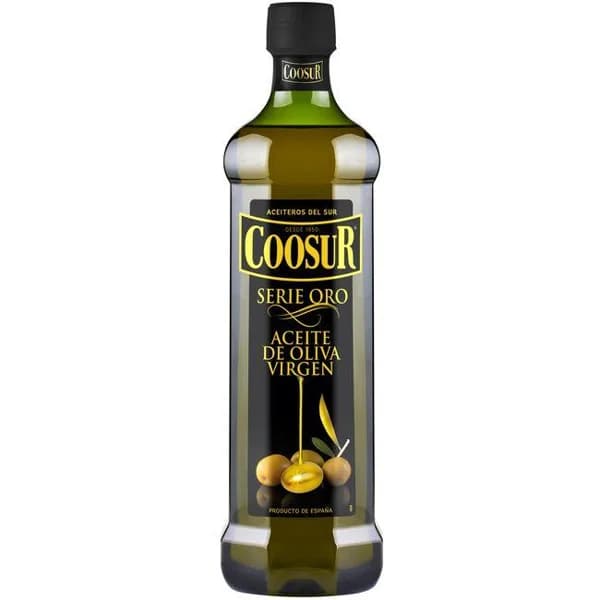 Aceite de oliva virgen COOSUR Serie Oro, botella 1 litro - 1 l - Imagen del producto en Findit