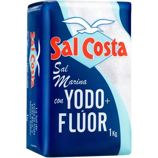 Sal yodo-fluor COSTA, paquete 1 kg - 1 kg - Imagen del producto en Findit