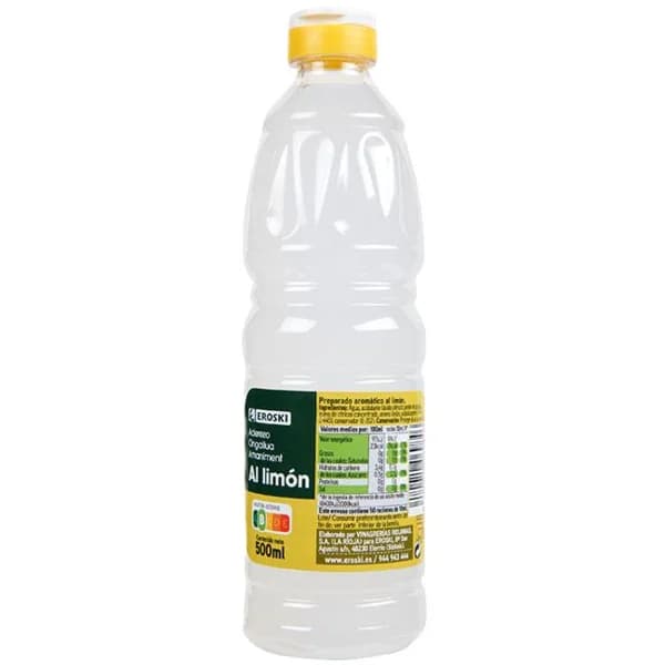 Concentrado de limón EROSKI, botella 5 cl - 0.05 l - Imagen del producto en Findit