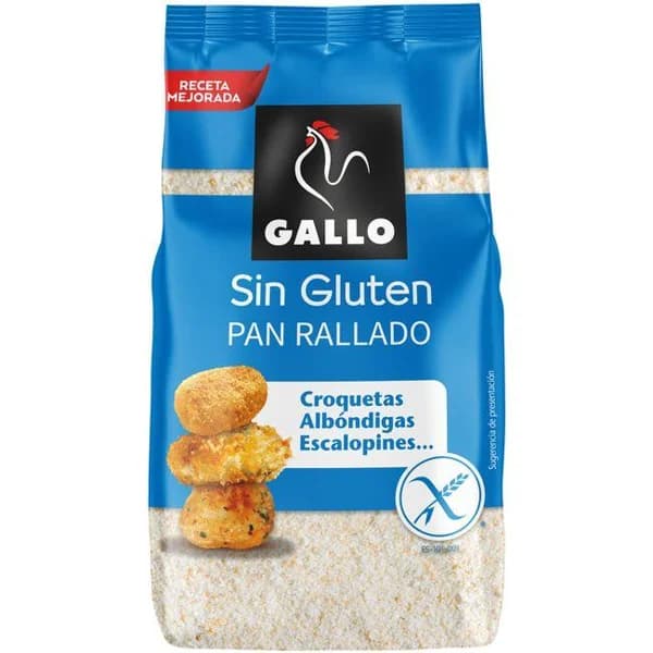 Pan rallado sin gluten GALLO, paquete 300 g - 0.3 kg - Imagen del producto en Findit