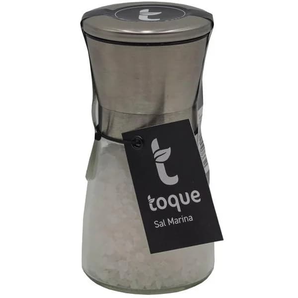 Molinillo inoxidable de sal marina TOQUE, frasco 180 g - 0.18 kg - Imagen del producto en Findit