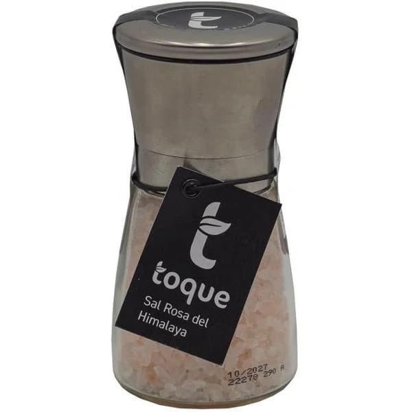 Molinillo inoxidable de sal rosa TOQUE, frasco 180 g - 0.18 kg - Imagen del producto en Findit