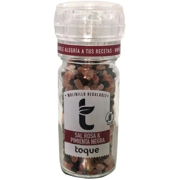 Molinillo de sal rosa del Himalaya y pimienta TOQUE, frasco 90 g - 0.09 kg - Imagen del producto en Findit