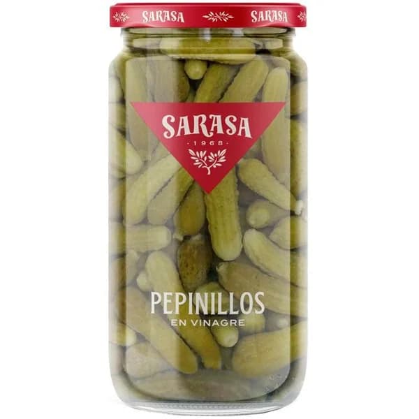Pepinillos en vinagre SARASA, frasco 180 g - 0.18 kg - Imagen del producto en Findit