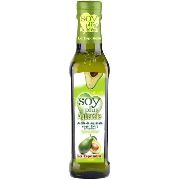 Aceite aguacate virgen extra LA ESPAÑOLA SOY PLUS, botella 25 cl - 0.25 l - Imagen del producto en Findit