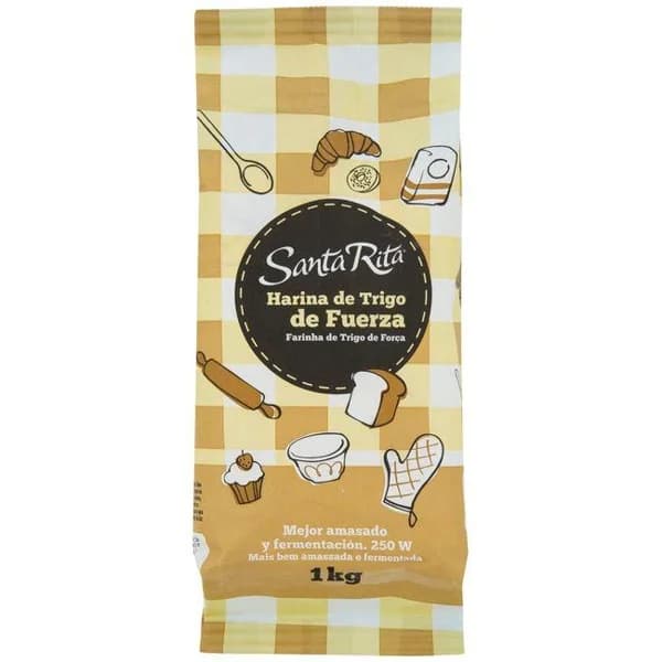 Harina de fuerza SANTA RITA, paquete 1 kg - 1 kg - Imagen del producto en Findit