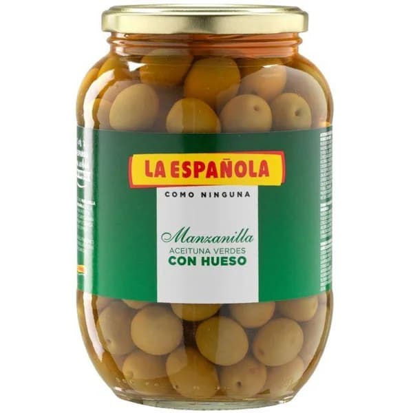 Aceitunas verdes con hueso LA ESPAÑOLA, frasco 500 g - 0.5 kg - Imagen del producto en Findit