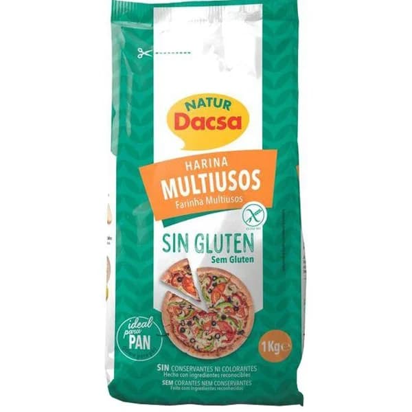 Harina multiusos NATUR DACSA, paquete 1 kg - 1 kg - Imagen del producto en Findit