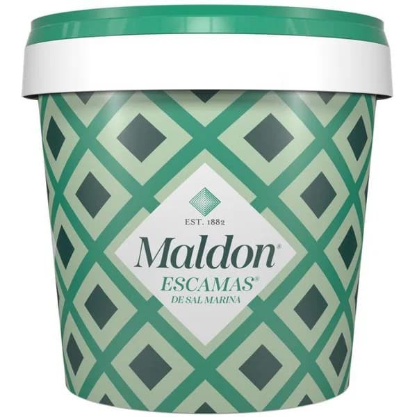 Escamas de sal marina MALDON, cubo 570 g - 0.57 kg - Imagen del producto en Findit