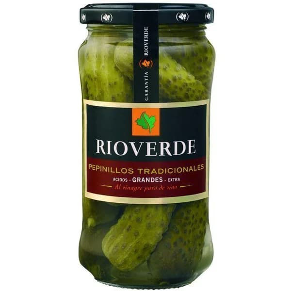 Pepinillos grandes RIOVERDE, frasco 180 g - 0.18 kg - Imagen del producto en Findit