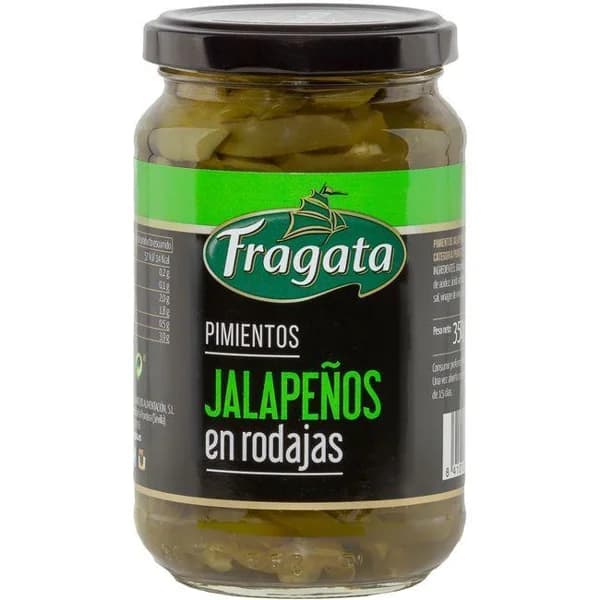 Jalapeños en rodajas FRAGATA, frasco 200 g - 0.2 kg - Imagen del producto en Findit