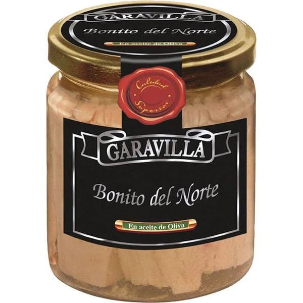 Bonito del Norte Etiqueta Negra GARAVILLA, tarro 220 g - 1 ud - Imagen del producto en Findit