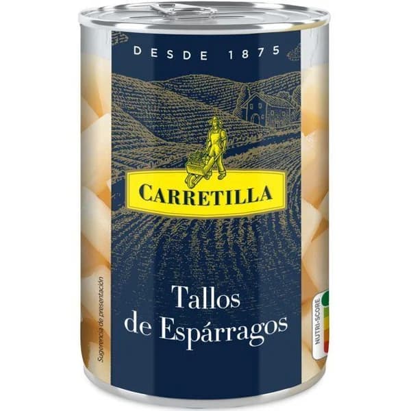 Tallos de espárrago CARRETILLA, lata 250 g - 0.25 kg - Imagen del producto en Findit