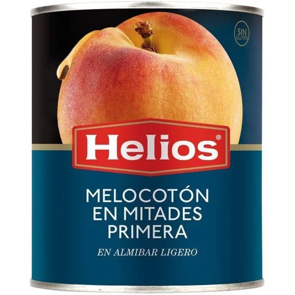 Melocotón en almíbar HELIOS, lata 480 g - 0.48 kg - Imagen del producto en Findit