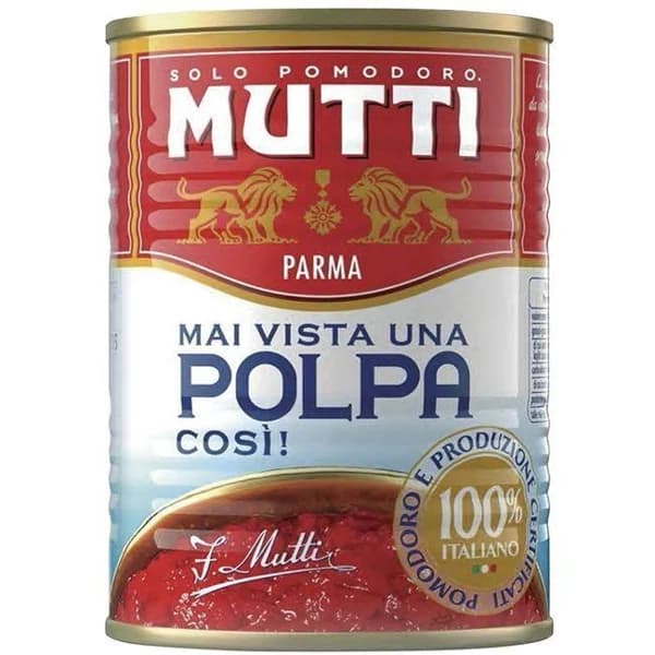 Pulpa de tomate MUTTI, lata 400 g - 0.4 kg - Imagen del producto en Findit
