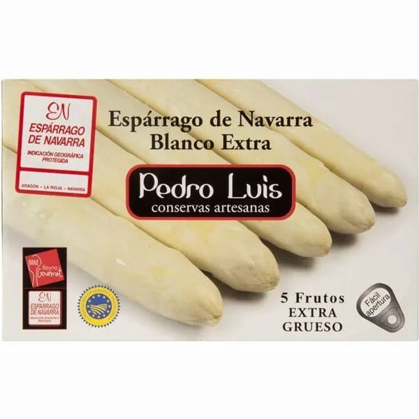 Espárrago IGP 5 piezas PEDRO LUIS, lata 250 g - 1 ud - Imagen del producto en Findit