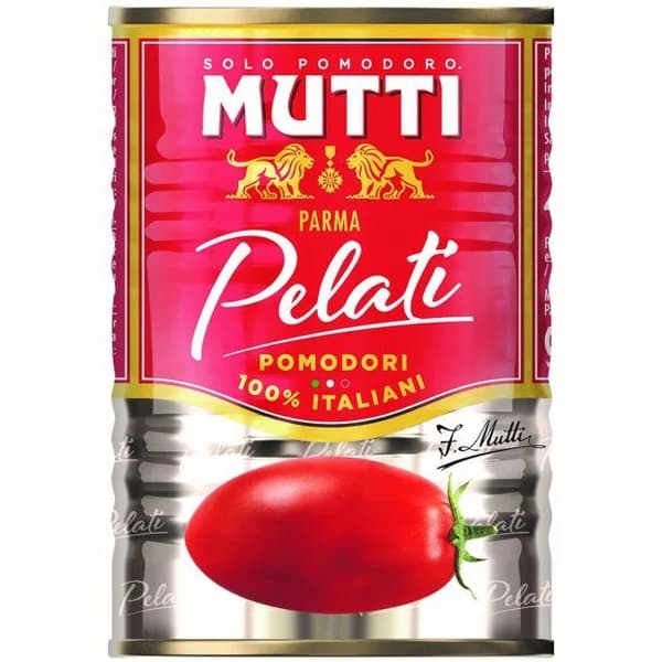 Tomate pelado MUTTI, lata 400 g - 0.4 kg - Imagen del producto en Findit