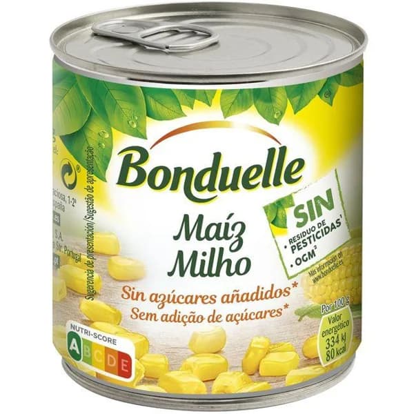 Maíz BONDUELLE, lata 140 g - 0.14 kg - Imagen del producto en Findit