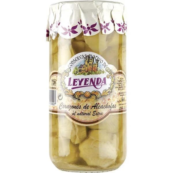 Alcachofa natural LEYENDA, frasco 400 g - 0.4 kg - Imagen del producto en Findit