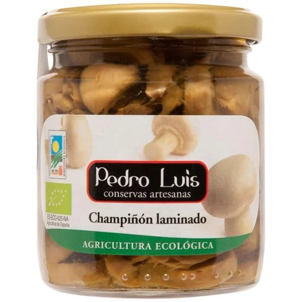 Champiñón laminado PEDRO LUIS, frasco 124 g - 0.12 kg - Imagen del producto en Findit
