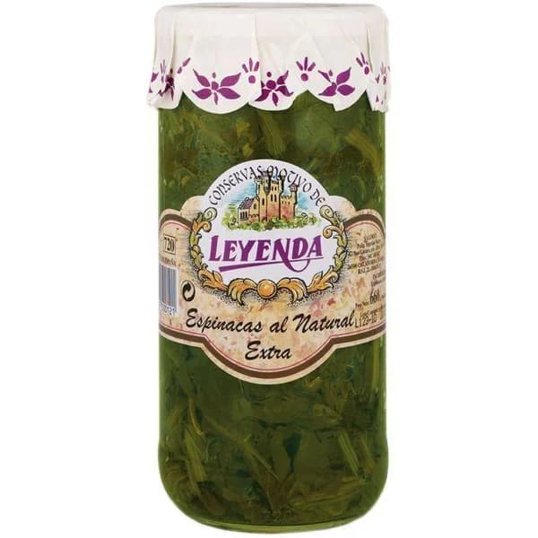 Espinacas LEYENDA, frasco 425 g - 0.43 kg - Imagen del producto en Findit