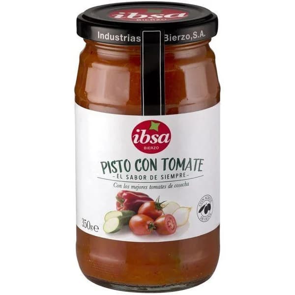 Pisto con tomate IBSA, frasco 350 g - 0.35 kg - Imagen del producto en Findit