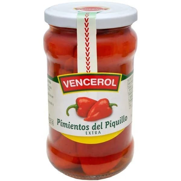 Pimiento piquillo entero VENCEROL, 220 g - 0.22 kg - Imagen del producto en Findit
